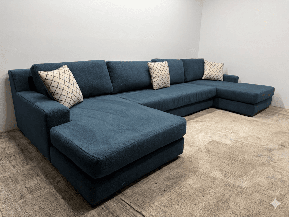 Montara sectional crushed wool detail
