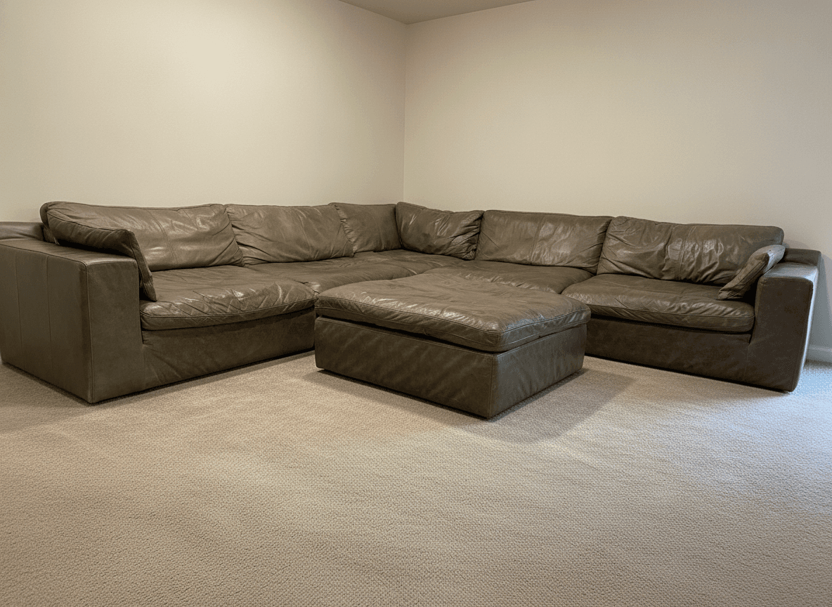 Ashley Alabonson sectional cushion detail