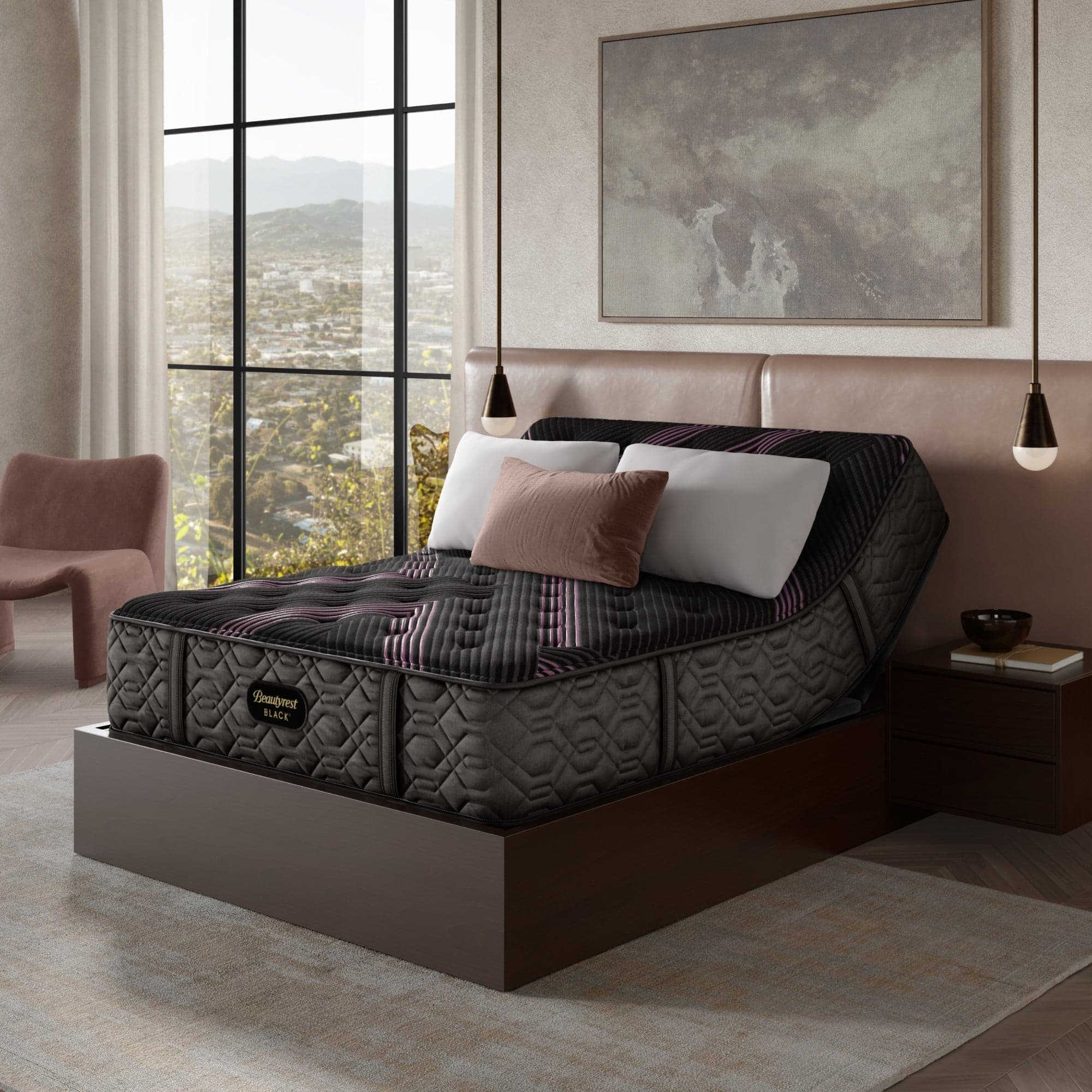 Beautyrest Black B-Class Series 2 Medium Pillow Top Queen mattress, hero/lifestyle shot
