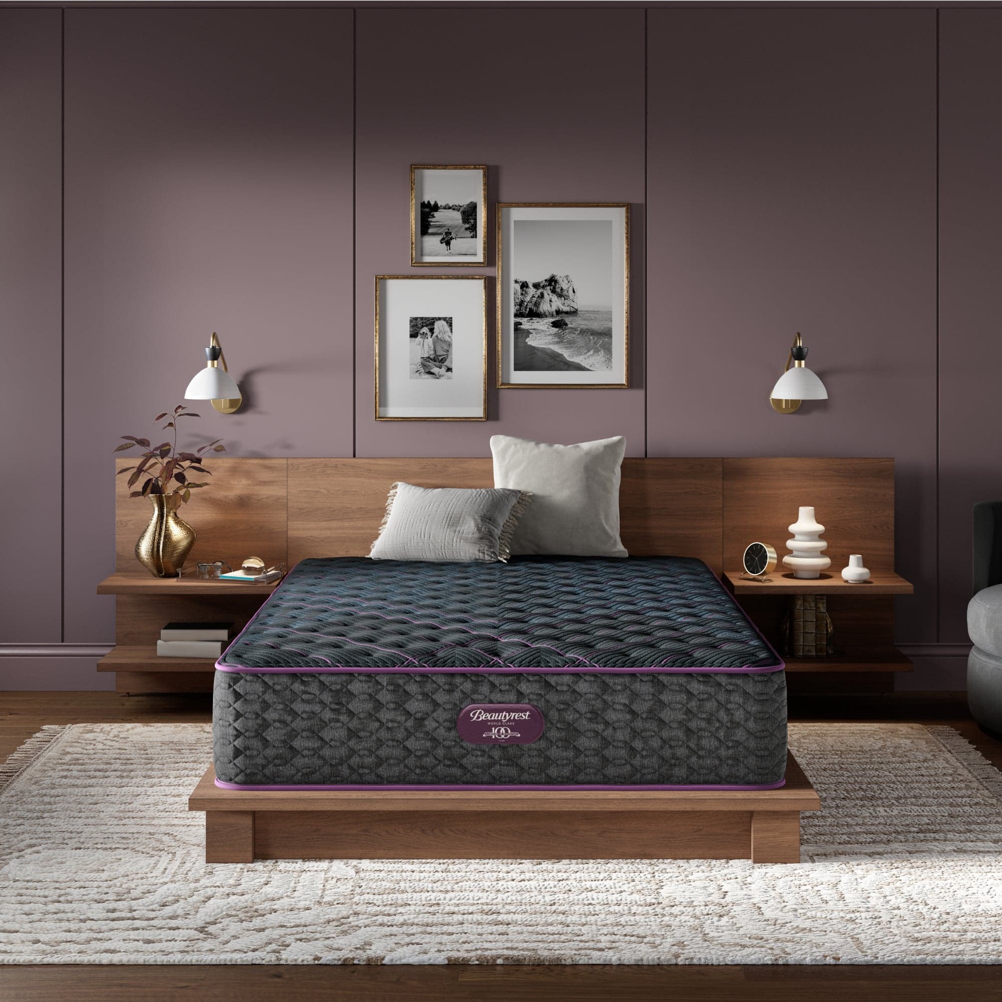 Beautyrest World Class Level 2 Extra Firm King mattress, hero/lifestyle shot