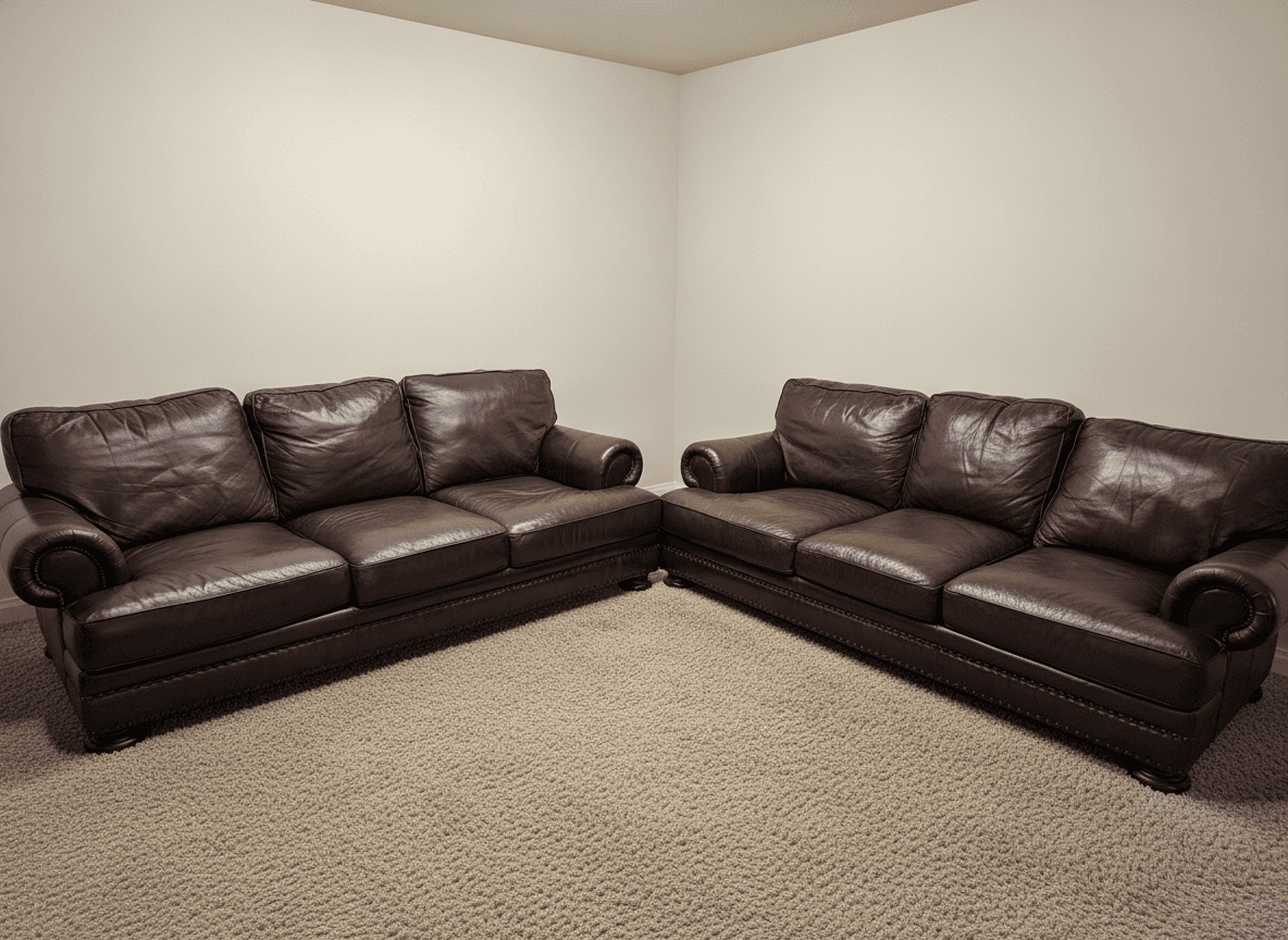 Bernhardt sofa from the side