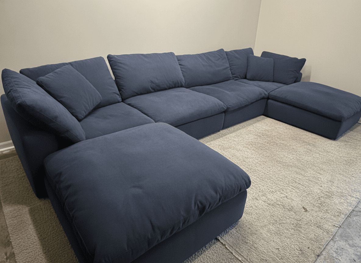 Bob's Dream Cloud sectional from the side