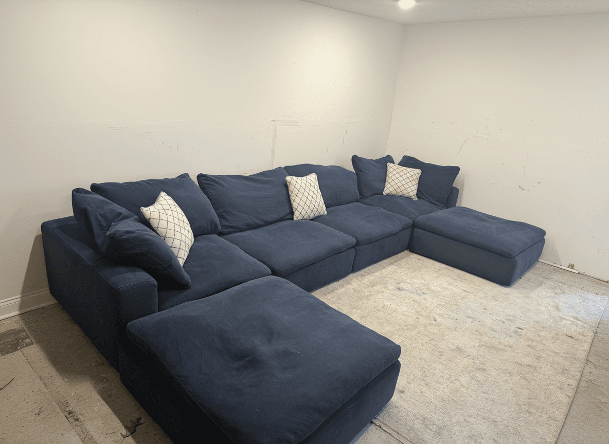 Bob's Dream Cloud sectional, full view