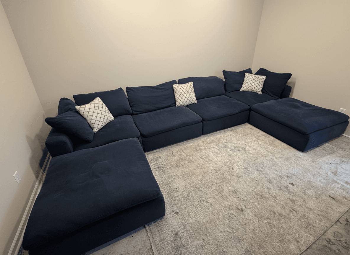Dream Cloud sectional from the side