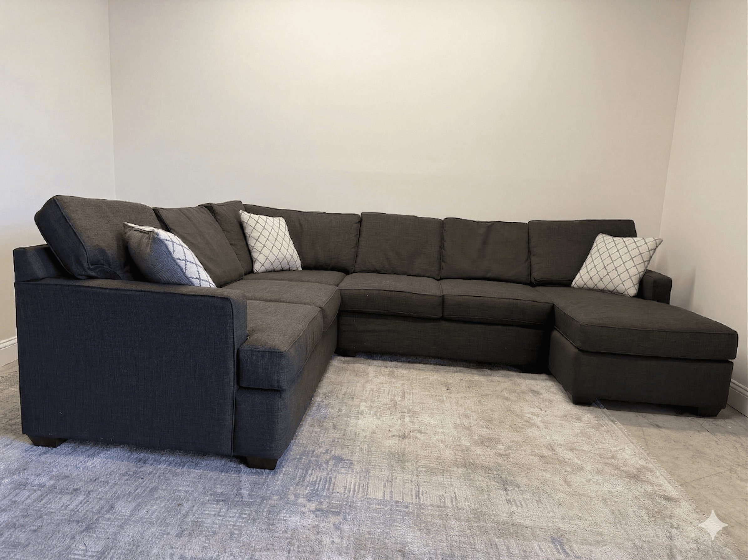 Davis sectional cushion detail