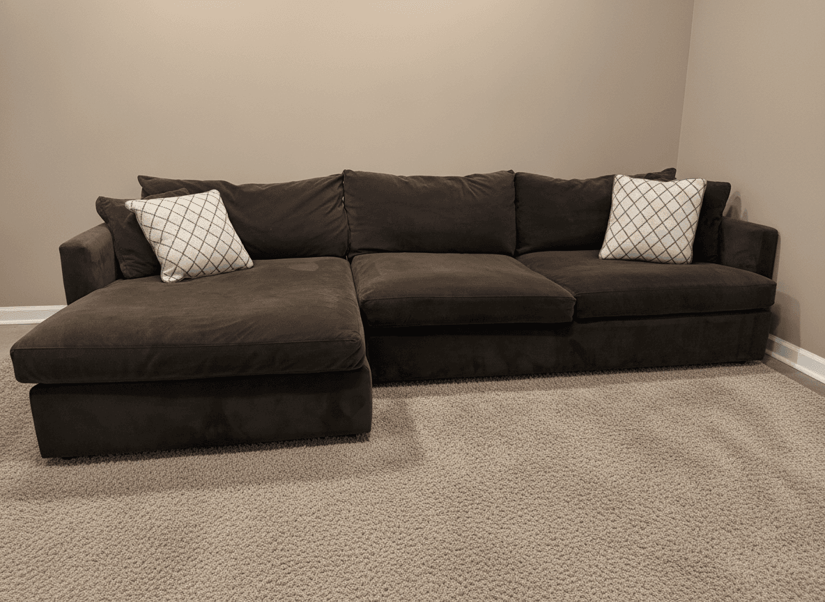 Lounge II sectional, rear view