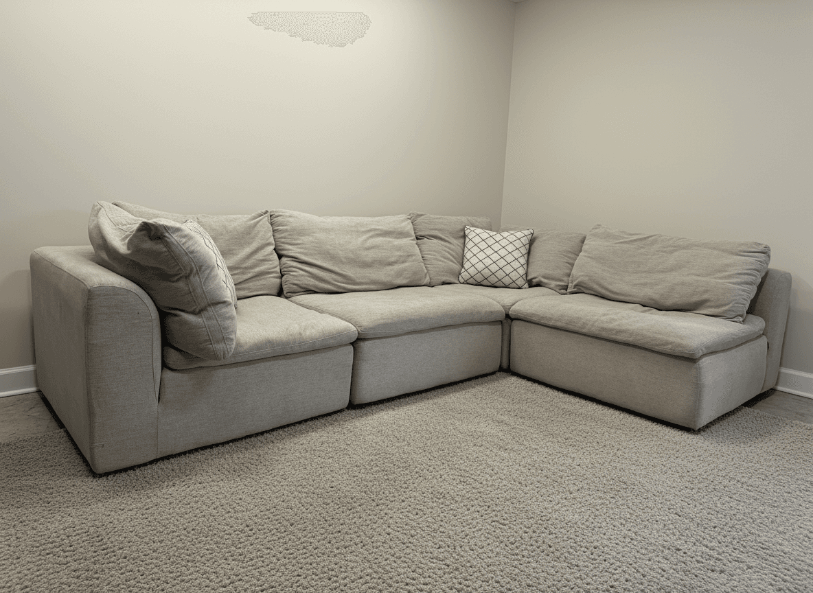 Joybird Bryant modular sectional, full view