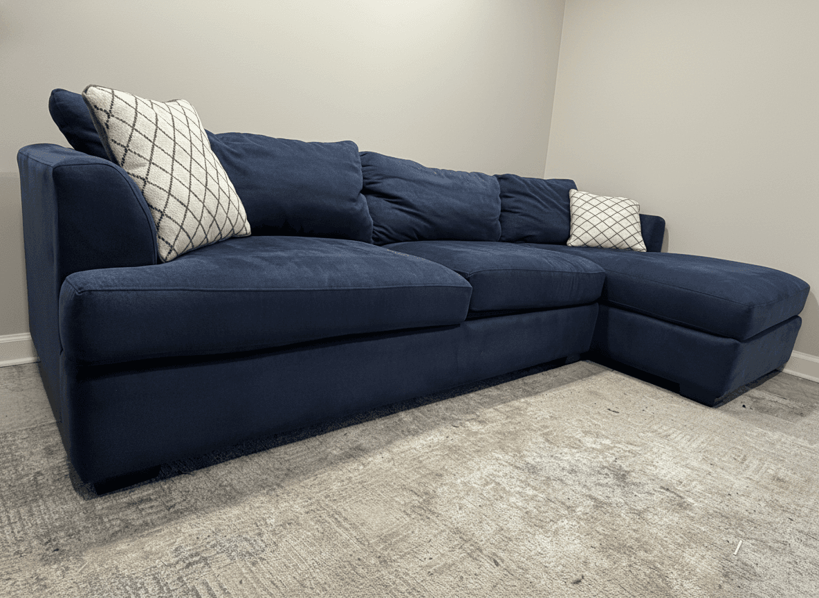 Klausner sectional chaise view