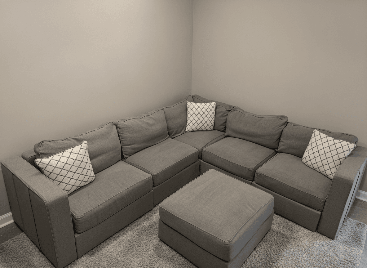 Sactionals seat and side cushions