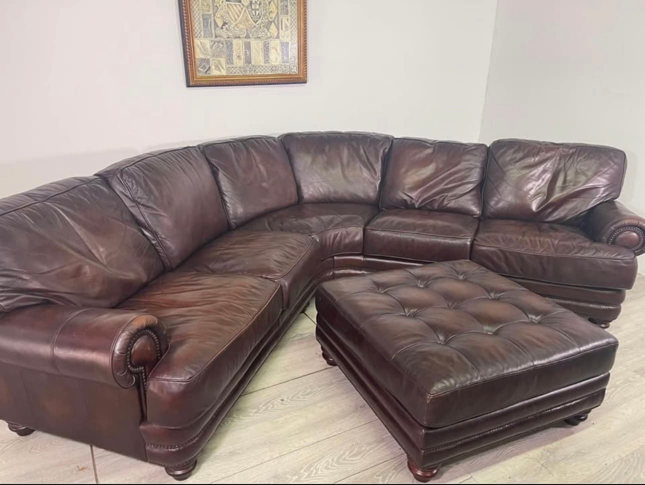 Curved sectional from the side