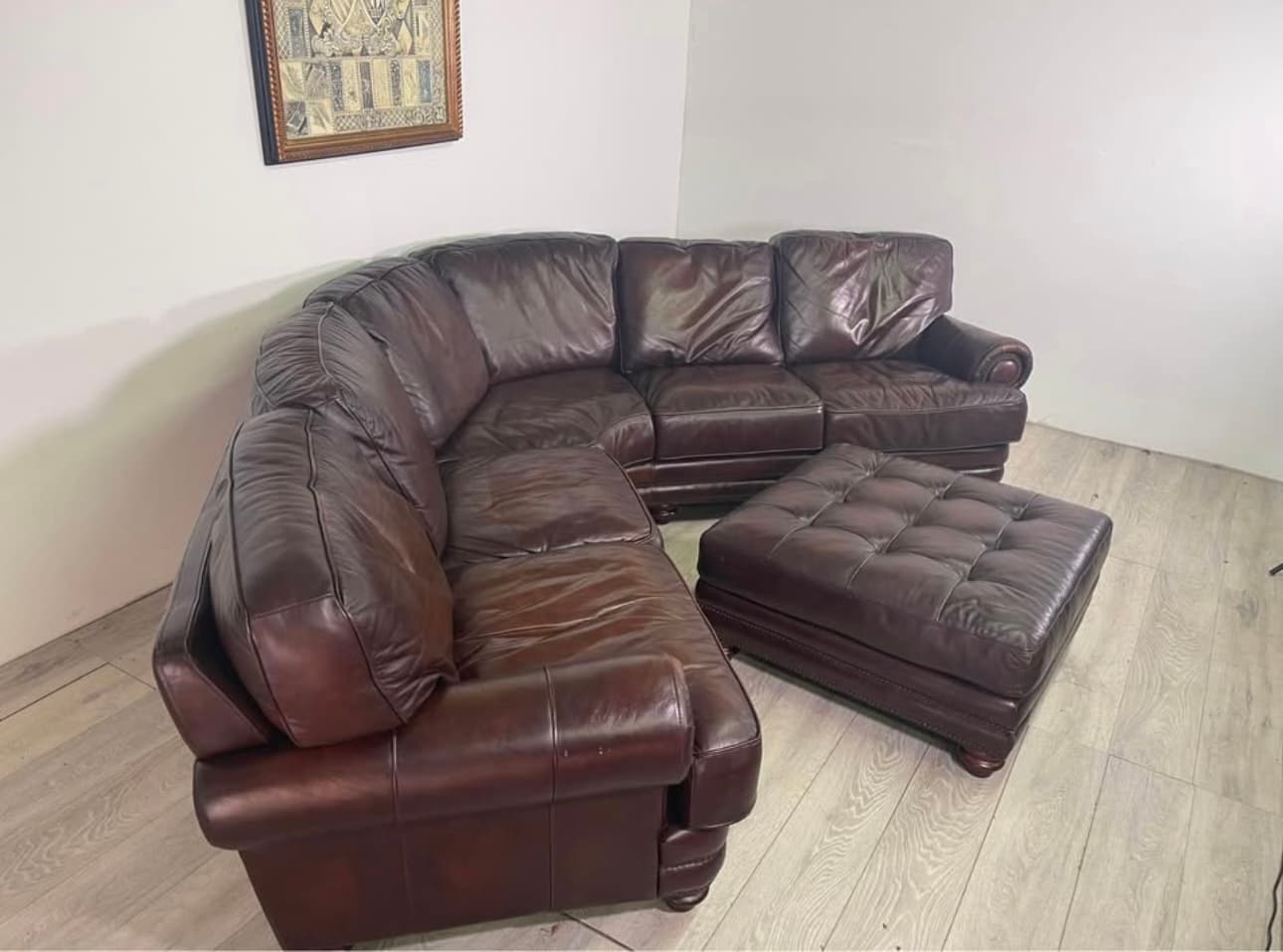 Nailhead trim detail