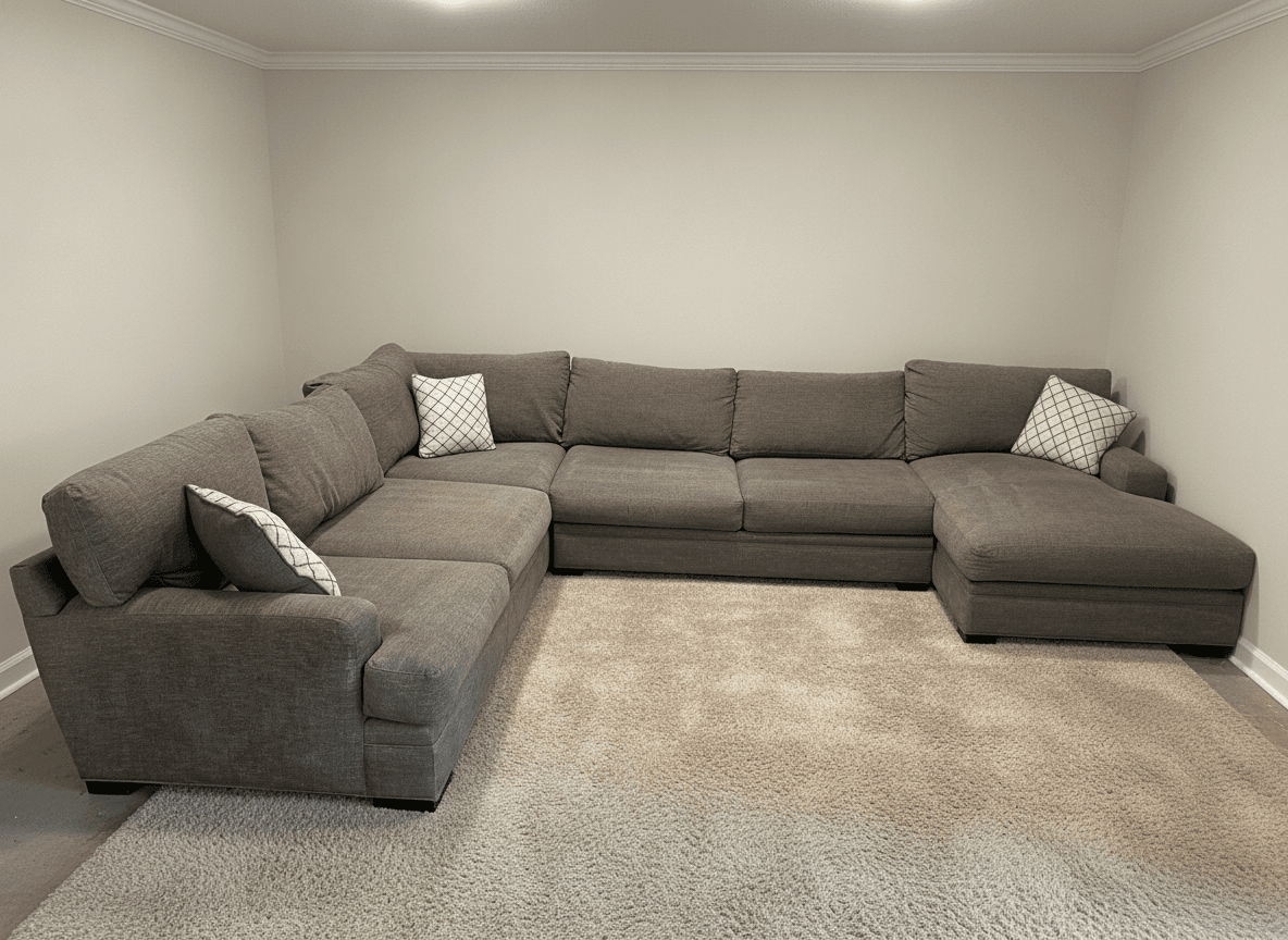 Raymour Braylyn sectional chaise view