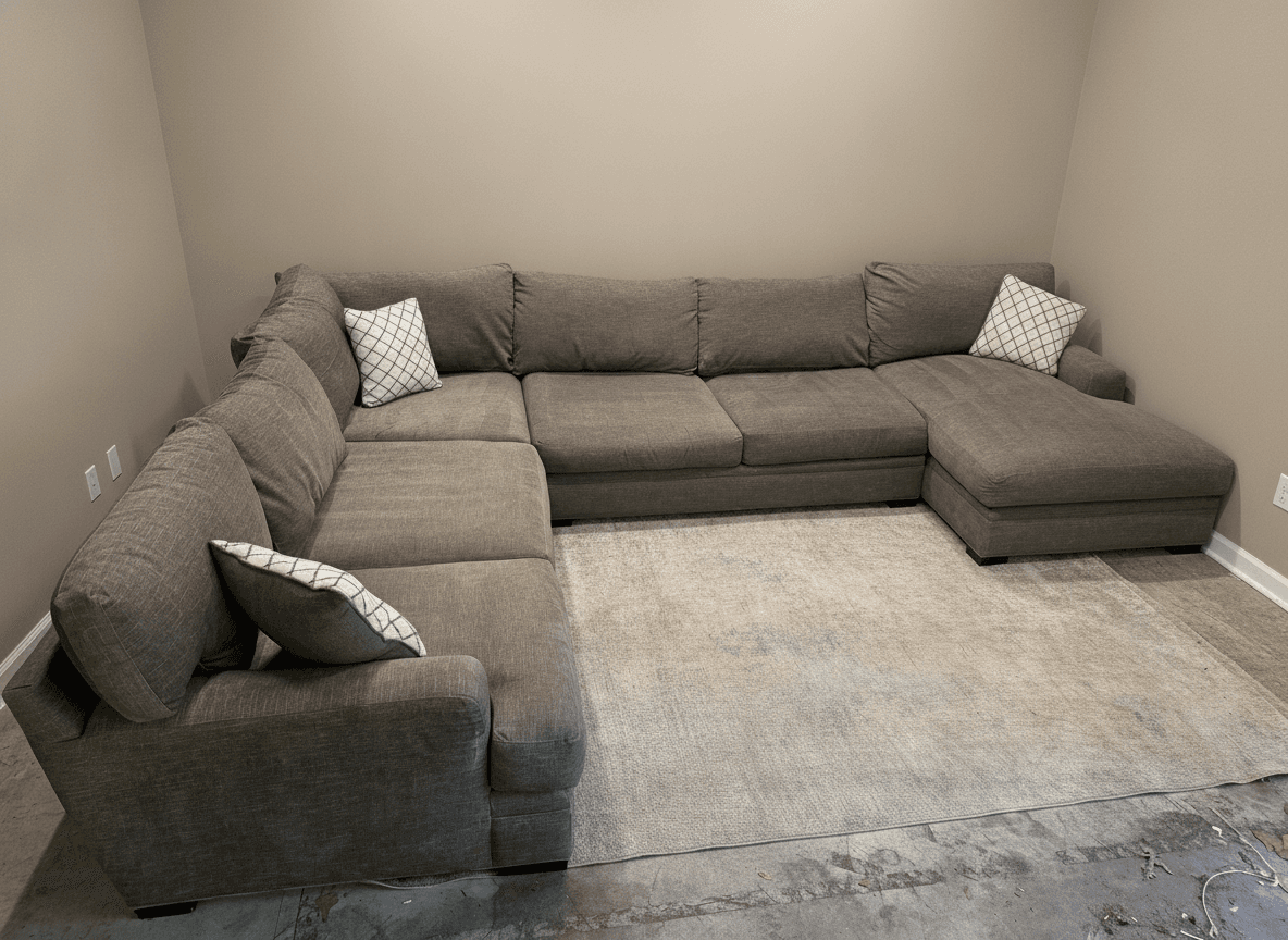 Raymour Braylyn sectional from the side