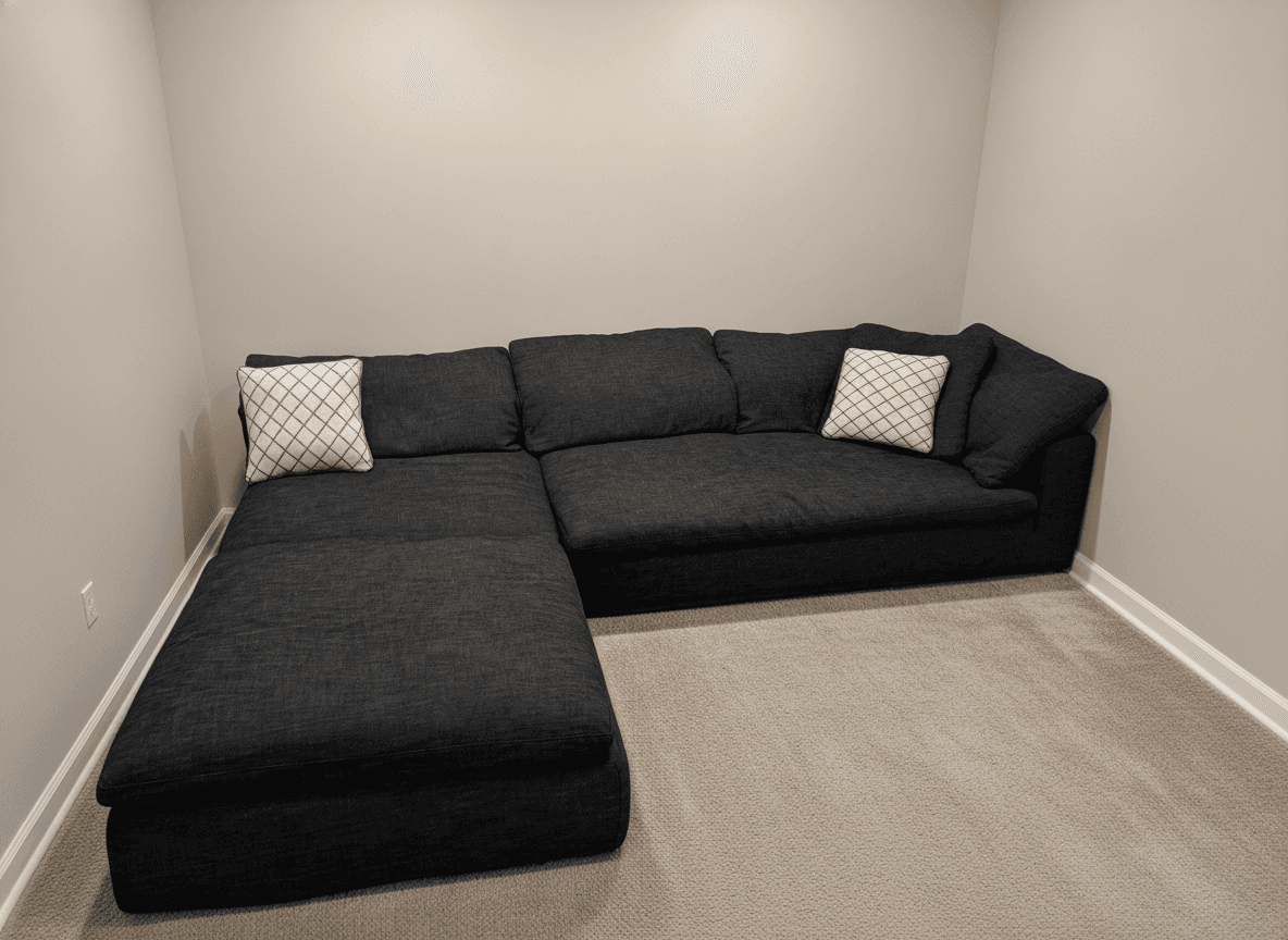 Charcoal RH Cloud sectional from the side