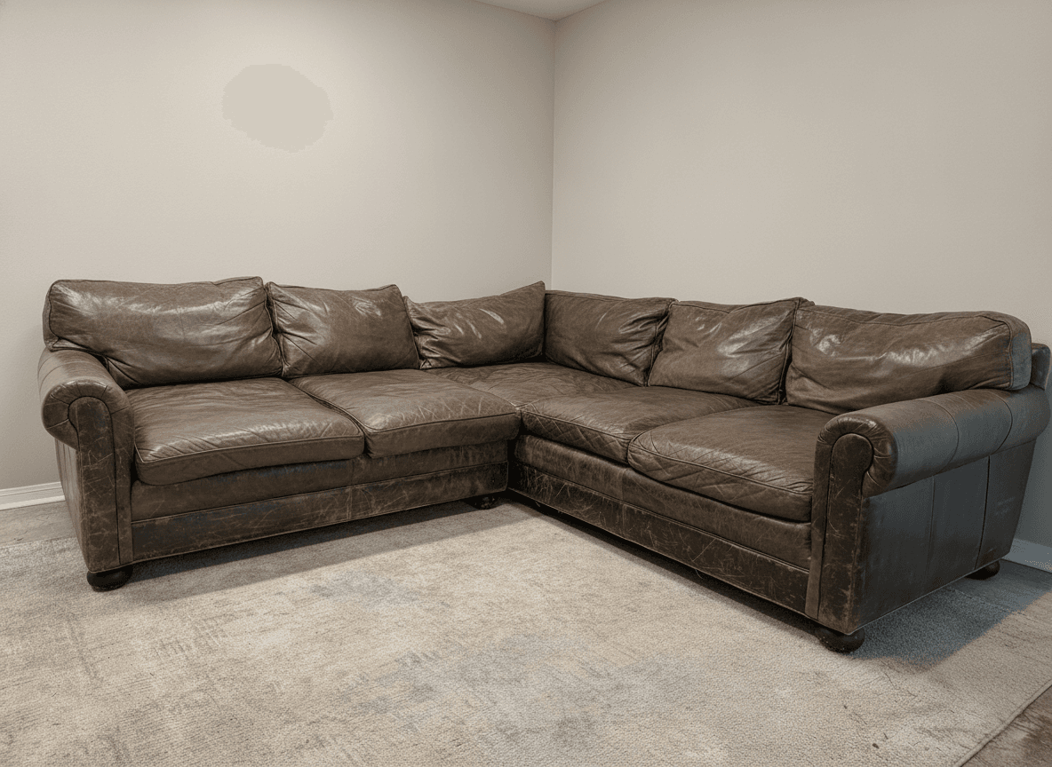 RH Lancaster sectional from the side