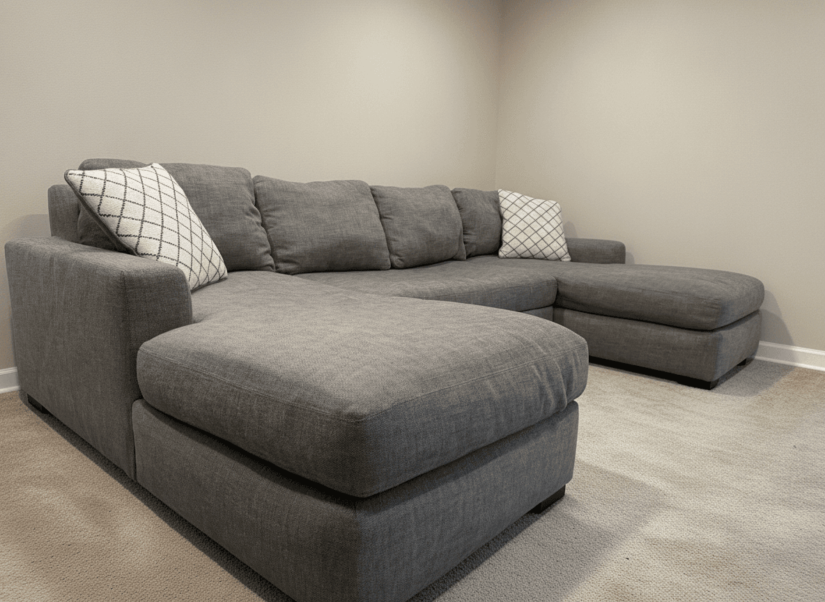 Maxwell seat cushions close-up