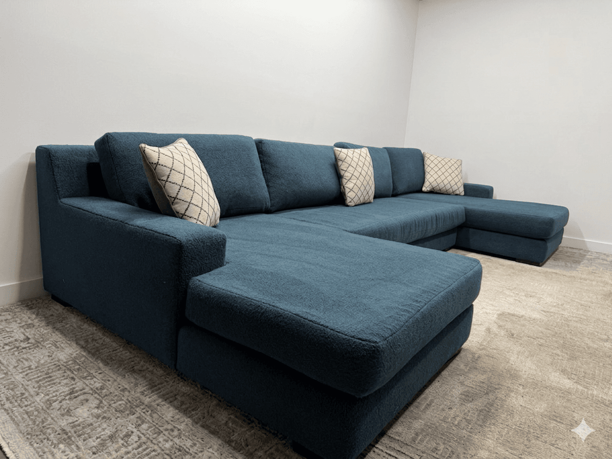 Bench-seat cushion detail