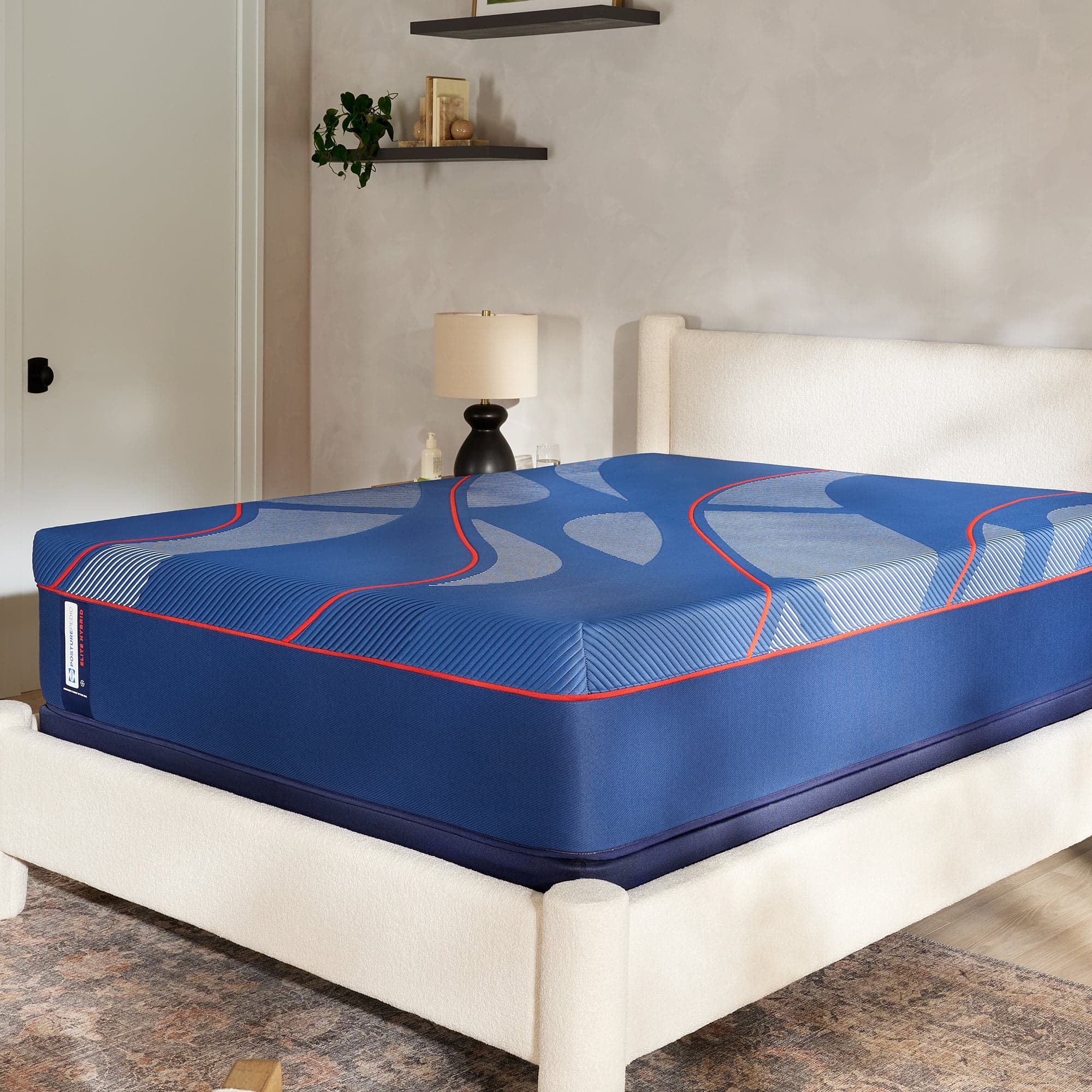 Sealy Posturepedic Elite Albany II Hybrid Medium King mattress, hero/lifestyle shot