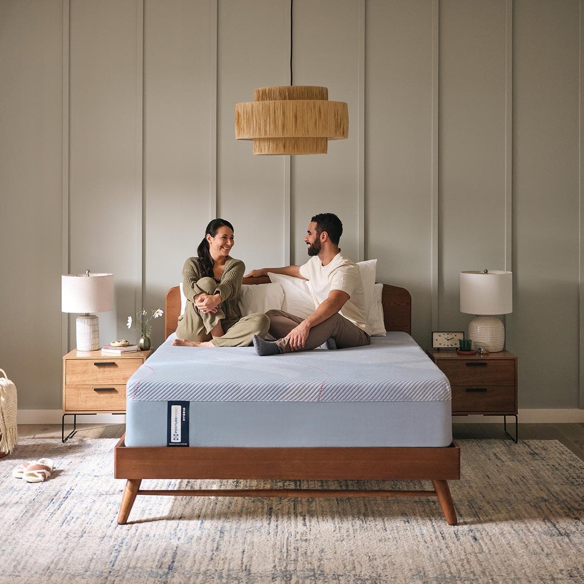 Sealy Posturepedic Orlando Firm Hybrid Twin XL mattress, lifestyle shot