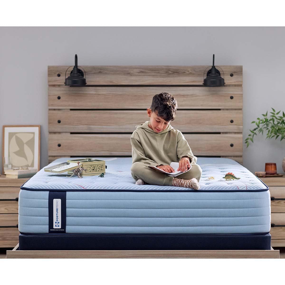 Sealy Posturepedic Orlando Firm King mattress, lifestyle shot