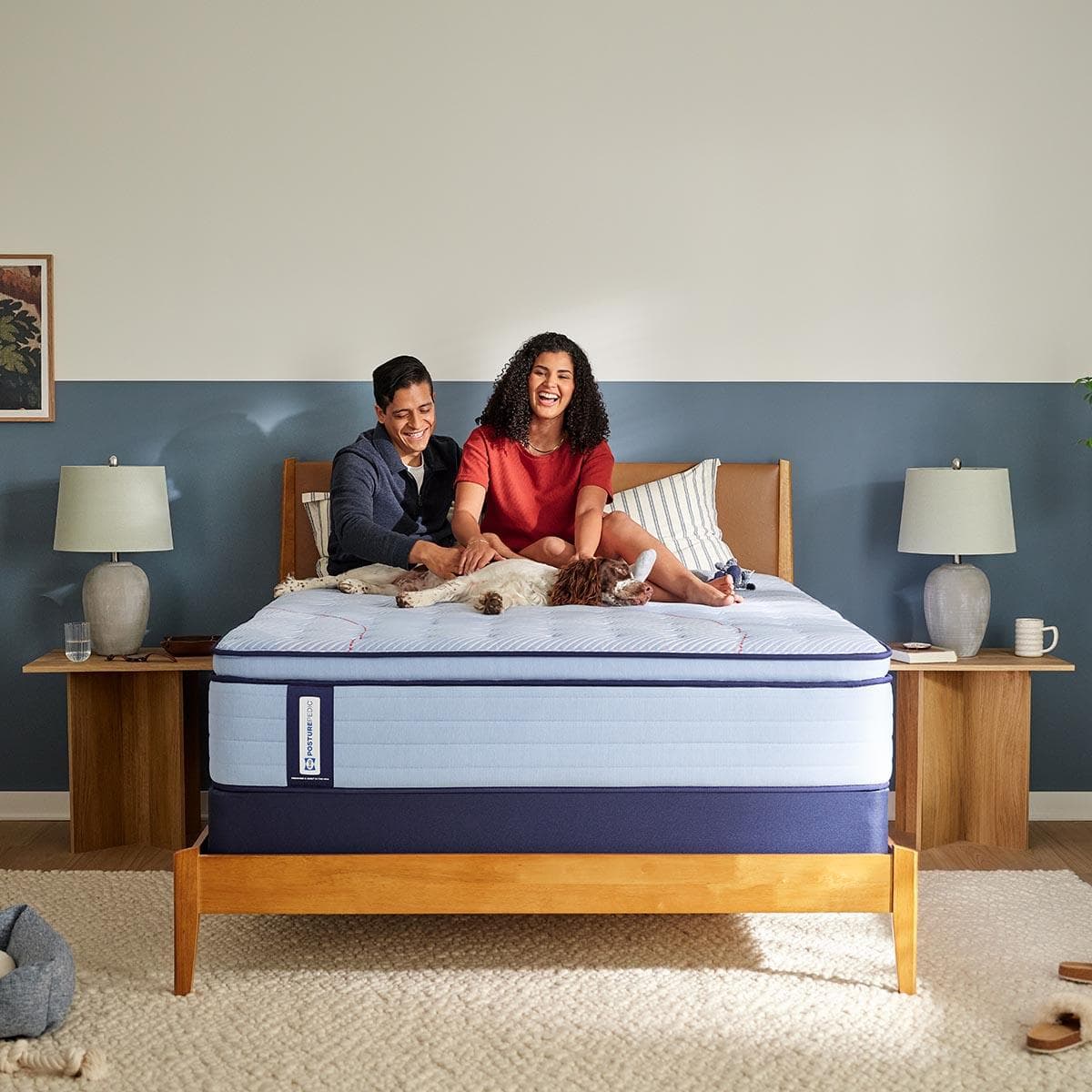 Sealy Posturepedic Orlando Medium Pillow Top Queen mattress, lifestyle shot