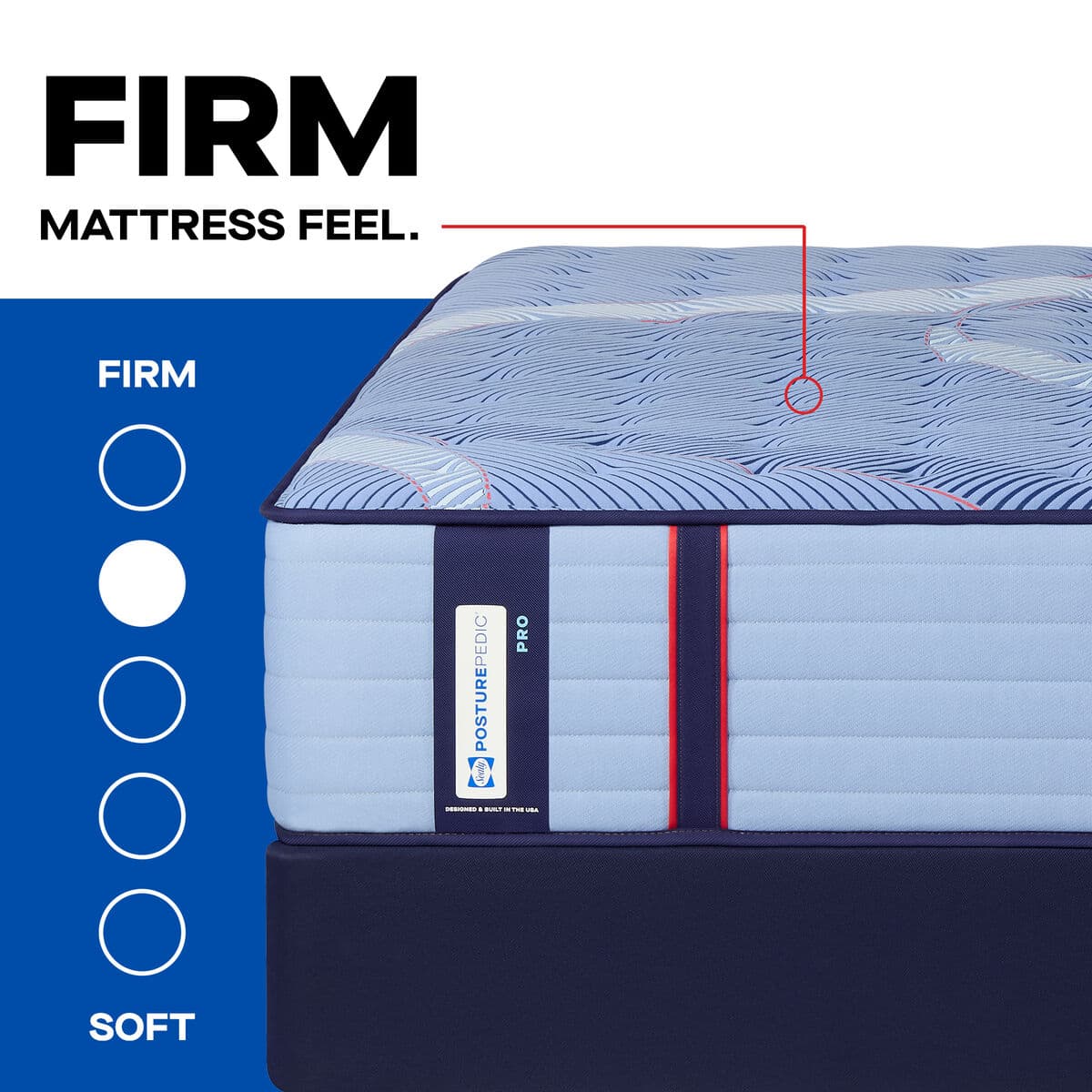 Sealy Posturepedic Pro Reno Firm King mattress official product photo