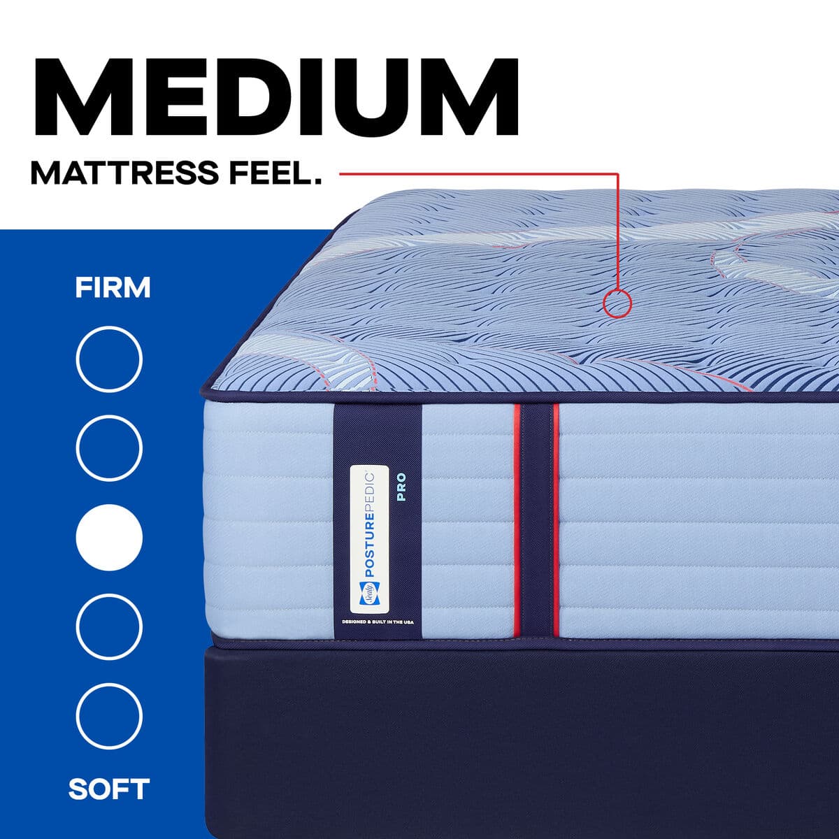 Sealy Posturepedic Pro Reno Medium King mattress official product photo