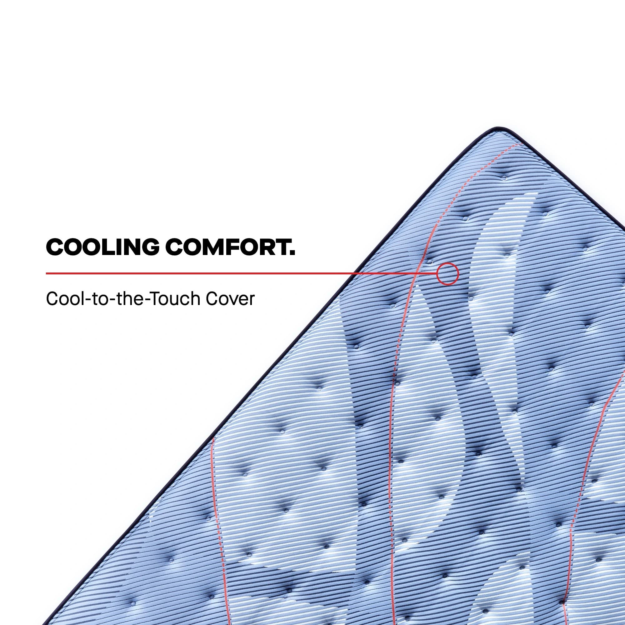 Sealy Posturepedic Reno Firm Full mattress, in-room lifestyle
