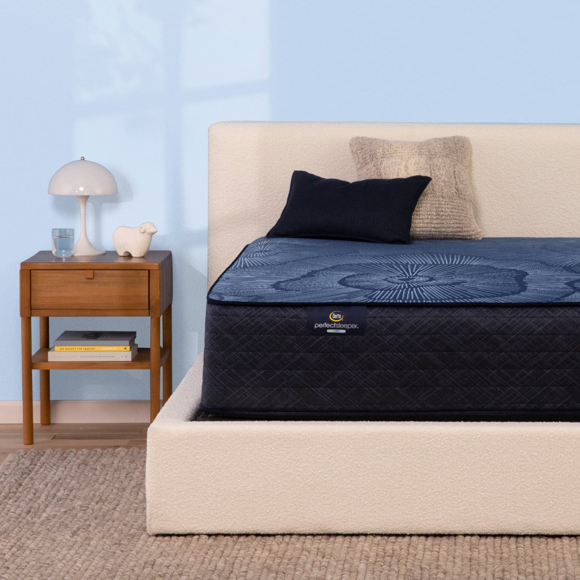 Serta Perfect Sleeper Euphoric Nights Plush Queen mattress, hero/lifestyle shot