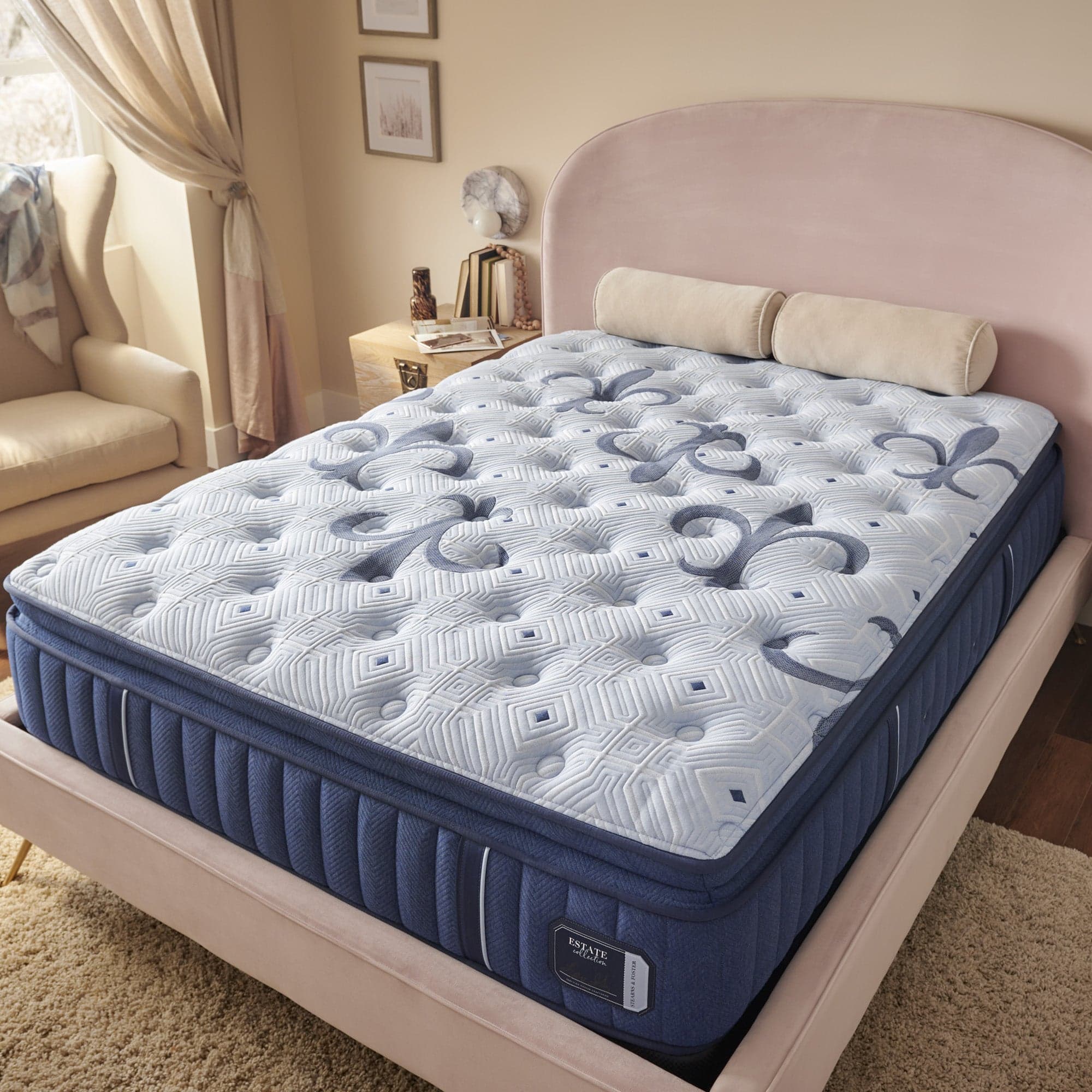 Stearns & Foster Estate Soft Queen mattress, hero/lifestyle shot