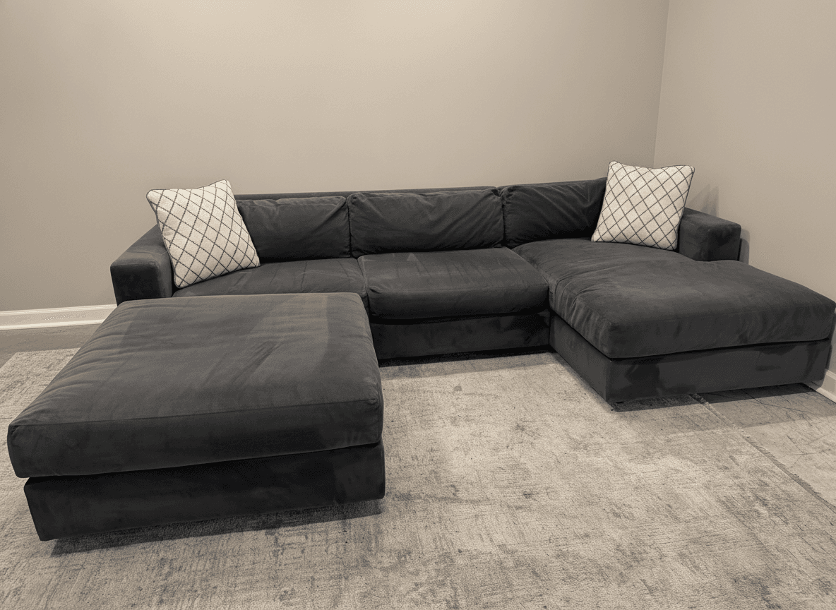 Urban sectional, rear view