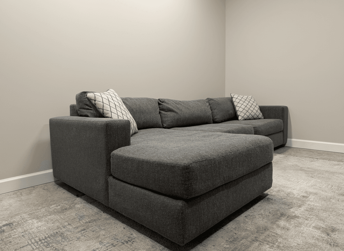 Urban sofa cushion detail