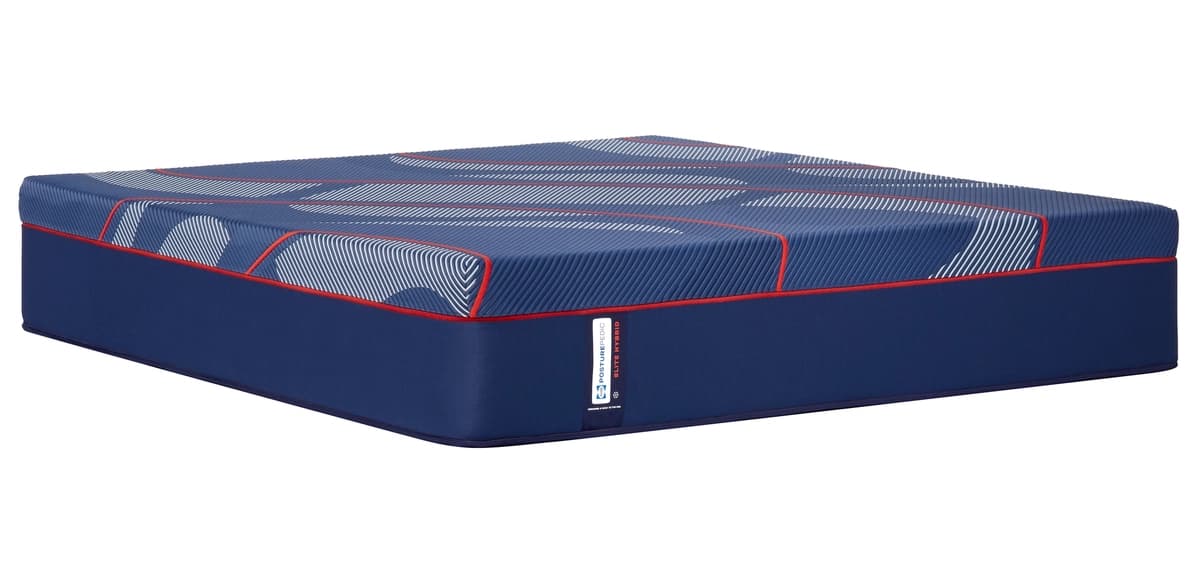 Sealy Posturepedic Brenham Firm Hybrid Queen mattress on white background