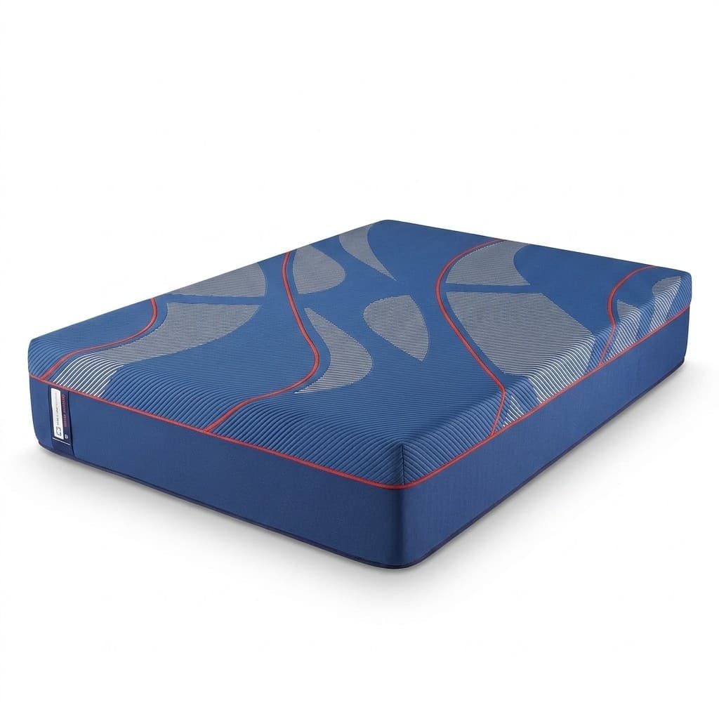 Sealy Posturepedic Elite Albany II Hybrid Medium King mattress on white background