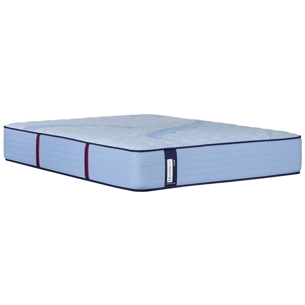 Sealy Posturepedic Plus Plainfield Ultra Firm Twin mattress on white background