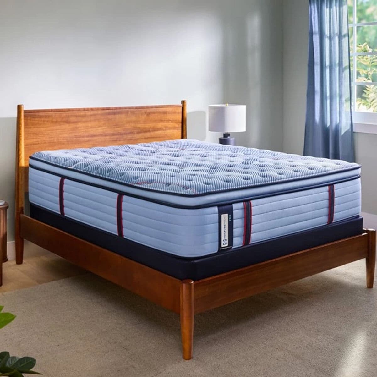 Sealy Posturepedic Pro Reno Firm Queen mattress on white background