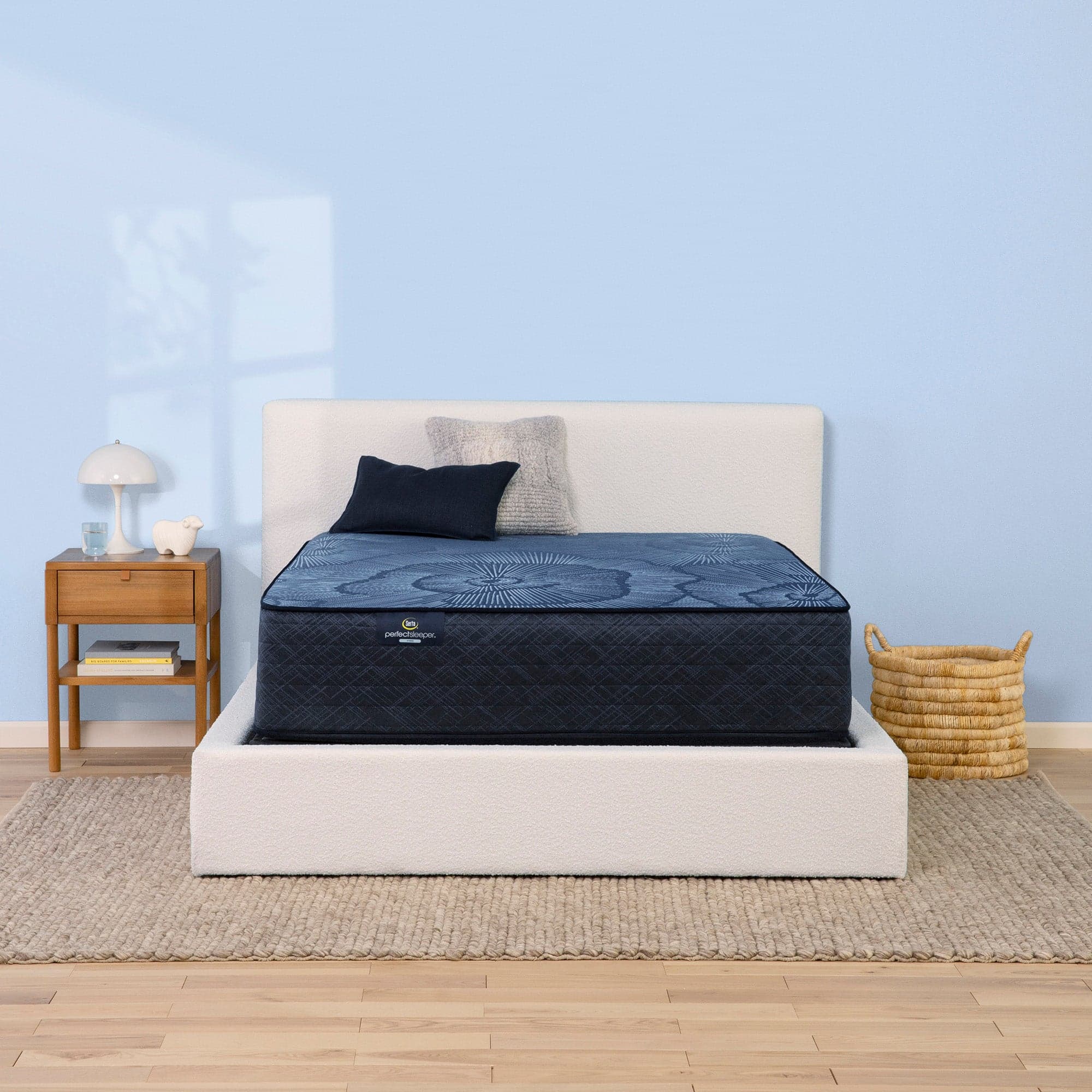 Serta Perfect Sleeper Euphoric Nights Plush Queen mattress on white background