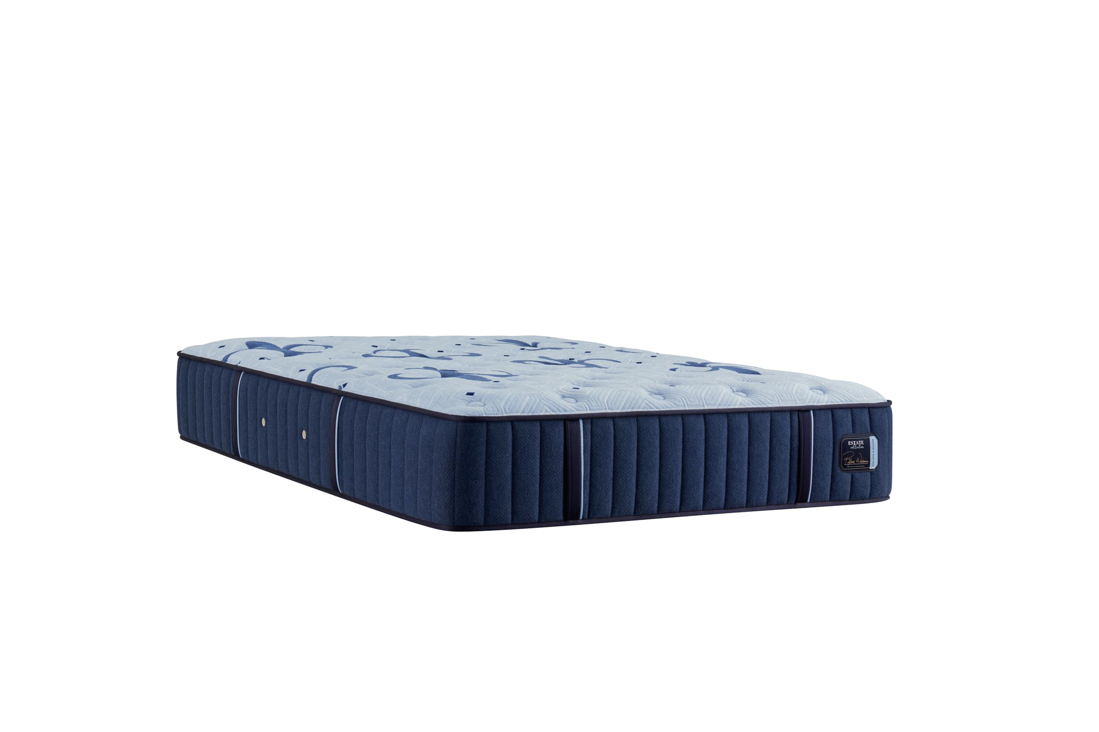 Stearns & Foster Estate Firm Pillow Top Queen mattress on white background