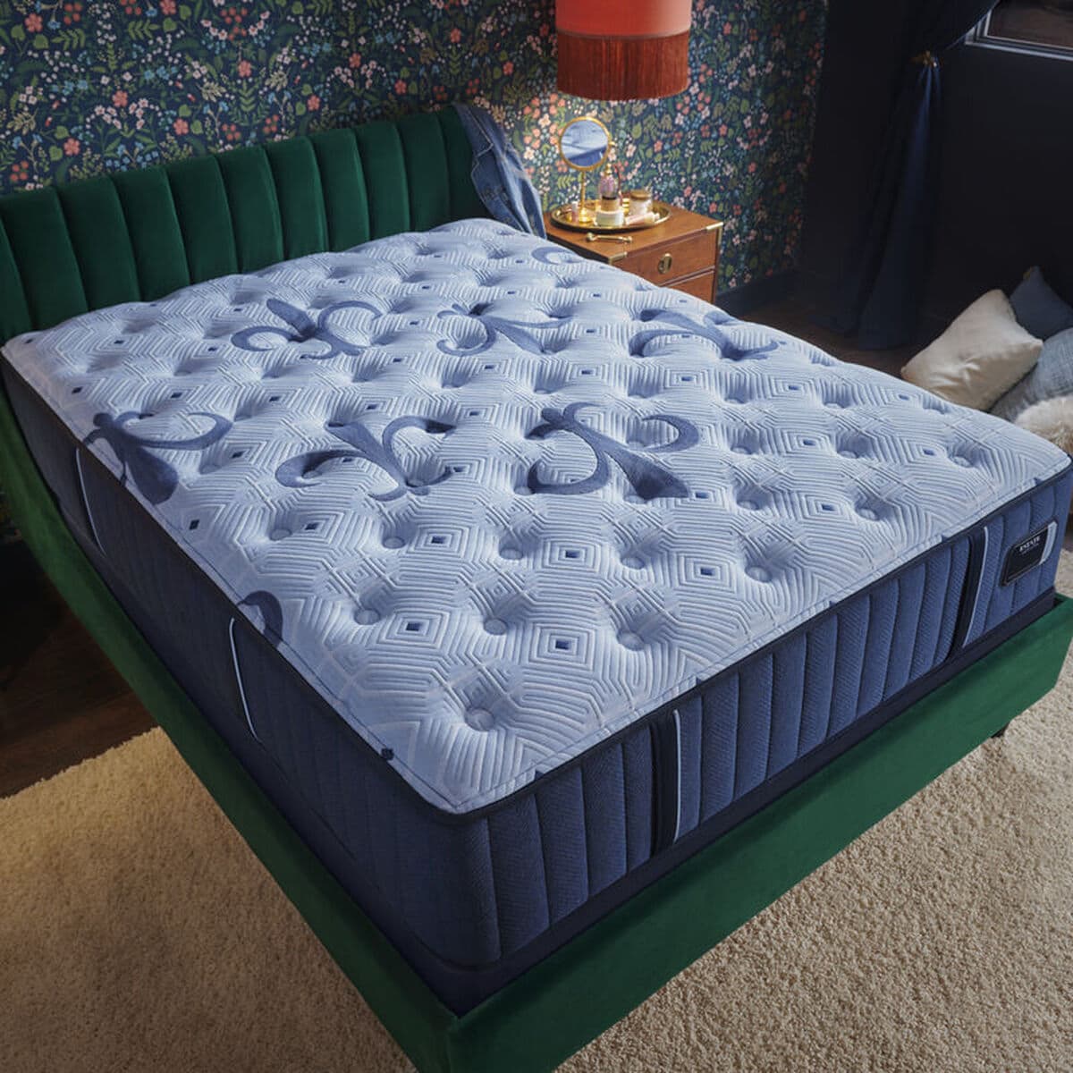 Stearns & Foster Estate Soft Queen mattress on white background
